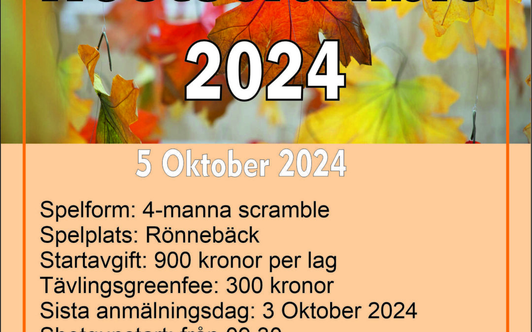 Höstscramble 2024